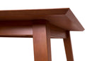 mesa de sala jantar 4 lugares lotus caramelo vista debaixo