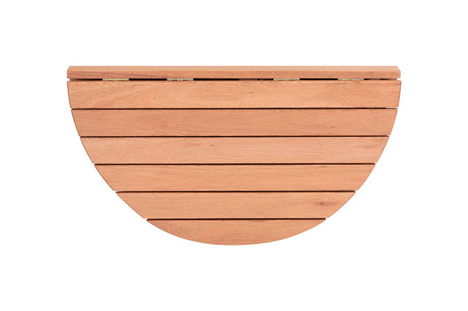 mesa pequena para cozinha dobrável de parede legno jatobá em fundo infinito dobrada