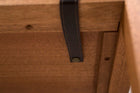 poltrona para mesa de jantar comodita jatoba mostrando a parte inferior do item