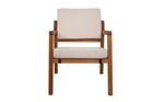 poltrona para escritorio comodita jatoba vista de frente em fundo branco