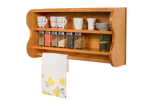 Prateleira para Cozinha Luana - Nozes