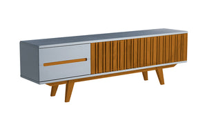 Rack para Sala 210 cm Panteon - Cinza