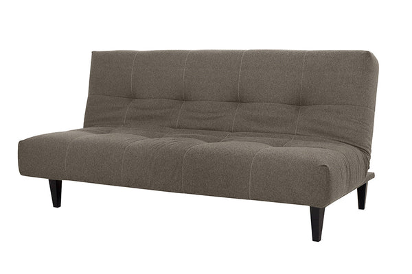 sofa para sala pequena cama denver marrom visto na diagonal visto como sofa